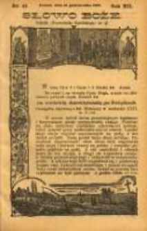 Słowo Boże: dodatek do Przewodnika Katolickiego R.12. 1909 Nr.41