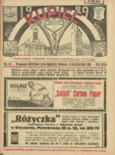 Kupiec: najstarszy tygodnik kupiecko - przemysłowy w Polsce 1929.10.19 R.23 Nr42