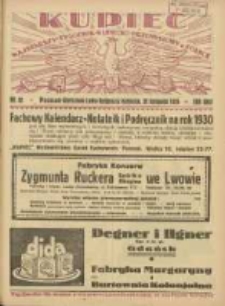 Kupiec: najstarszy tygodnik kupiecko - przemysłowy w Polsce 1929.11.30 R.23 Nr48