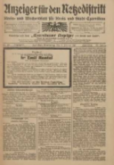 Anzeiger für den Netzedistrikt Kreis- und Wochenblatt für Kreis und Stadt Czarnikau 1910.02.03 Jg.58 Nr15