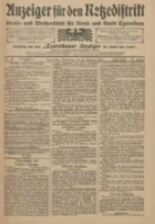 Anzeiger für den Netzedistrikt Kreis- und Wochenblatt für Kreis und Stadt Czarnikau 1910.02.08 Jg.58 Nr17
