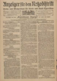 Anzeiger f&uuml;r den Netzedistrikt Kreis- und Wochenblatt f&uuml;r Kreis und Stadt Czarnikau 1910.02.15 Jg.58 Nr20