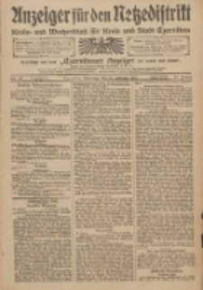 Anzeiger für den Netzedistrikt Kreis- und Wochenblatt für Kreis und Stadt Czarnikau 1910.02.15 Jg.58 Nr20