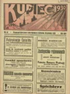Kupiec: najstarszy tygodnik kupiecko - przemysłowy w Polsce 1929.12.28 R.23 Nr52