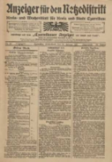 Anzeiger f&uuml;r den Netzedistrikt Kreis- und Wochenblatt f&uuml;r Kreis und Stadt Czarnikau 1910.02.26 Jg.58 Nr25