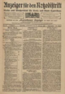 Anzeiger für den Netzedistrikt Kreis- und Wochenblatt für Kreis und Stadt Czarnikau 1910.02.26 Jg.58 Nr25