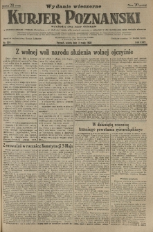 Kurier Poznański 1931.05.03 R.26 nr 201