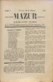 Mazur tygodnik chrześcijański dla polskich ludzi. R. 2. 1884, nr 38
