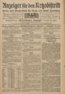 Anzeiger f&uuml;r den Netzedistrikt Kreis- und Wochenblatt f&uuml;r Kreis und Stadt Czarnikau 1910.03.01 Jg.58 Nr26