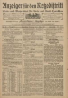 Anzeiger für den Netzedistrikt Kreis- und Wochenblatt für Kreis und Stadt Czarnikau 1910.03.01 Jg.58 Nr26