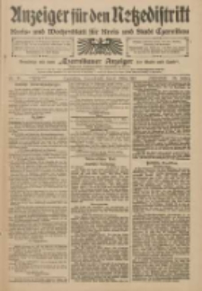 Anzeiger f&uuml;r den Netzedistrikt Kreis- und Wochenblatt f&uuml;r Kreis und Stadt Czarnikau 1910.03.05 Jg.58 Nr28