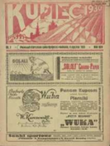 Kupiec: najstarszy tygodnik kupiecko - przemysłowy w Polsce 1930.01.04 R.24 Nr1