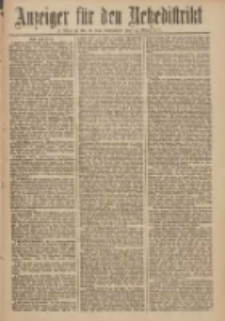 Anzeiger f&uuml;r den Netzedistrikt Kreis- und Wochenblatt f&uuml;r Kreis und Stadt Czarnikau 1910.03.12 Jg.58 Nr31