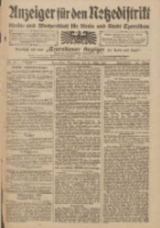 Anzeiger f&uuml;r den Netzedistrikt Kreis- und Wochenblatt f&uuml;r Kreis und Stadt Czarnikau 1910.03.15 Jg.58 Nr32