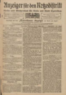 Anzeiger für den Netzedistrikt Kreis- und Wochenblatt für Kreis und Stadt Czarnikau 1910.03.15 Jg.58 Nr32
