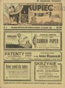 Kupiec: najstarszy tygodnik kupiecko - przemysłowy w Polsce 1930.04.26 R.24 Nr17; Wydanie Targowe