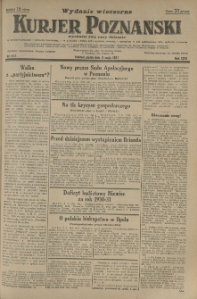 Kurier Poznański 1931.05.08 R.26 nr 211