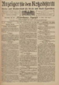 Anzeiger f&uuml;r den Netzedistrikt Kreis- und Wochenblatt f&uuml;r Kreis und Stadt Czarnikau 1910.03.19 Jg.58 Nr34