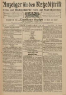 Anzeiger für den Netzedistrikt Kreis- und Wochenblatt für Kreis und Stadt Czarnikau 1910.03.24 Jg.58 Nr36