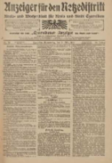 Anzeiger f&uuml;r den Netzedistrikt Kreis- und Wochenblatt f&uuml;r Kreis und Stadt Czarnikau 1910.03.31 Jg.58 Nr39