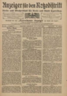 Anzeiger f&uuml;r den Netzedistrikt Kreis- und Wochenblatt f&uuml;r Kreis und Stadt Czarnikau 1910.04.09 Jg.58 Nr43