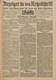 Anzeiger f&uuml;r den Netzedistrikt Kreis- und Wochenblatt f&uuml;r Kreis und Stadt Czarnikau 1910.04.12 Jg.58 Nr44