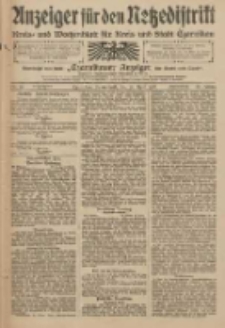 Anzeiger für den Netzedistrikt Kreis- und Wochenblatt für Kreis und Stadt Czarnikau 1910.04.16 Jg.58 Nr46