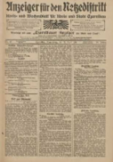 Anzeiger f&uuml;r den Netzedistrikt Kreis- und Wochenblatt f&uuml;r Kreis und Stadt Czarnikau 1910.04.21 Jg.58 Nr48