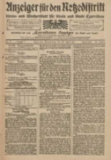 Anzeiger für den Netzedistrikt Kreis- und Wochenblatt für Kreis und Stadt Czarnikau 1910.04.28 Jg.58 Nr51