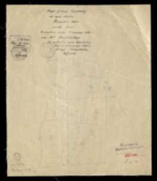 Kopia z mapy katastralnej [...] części obrębu Runowo [...] sporządzona [...] przez T. Szczeblińskiego.