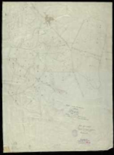 Kopja z mapy katastralnej obrębu Gądki...przekopiował T. Szczebliński