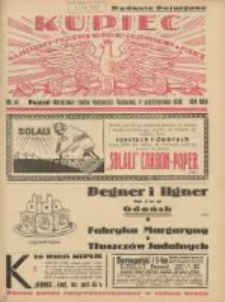 Kupiec: najstarszy tygodnik kupiecko - przemysłowy w Polsce 1930.10.11 R.24 Nr41 Wydanie Potargowe