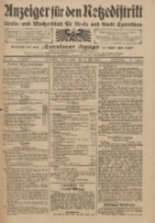 Anzeiger f&uuml;r den Netzedistrikt Kreis- und Wochenblatt f&uuml;r Kreis und Stadt Czarnikau 1910.05.05 Jg.58 Nr54
