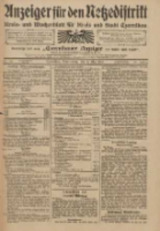 Anzeiger für den Netzedistrikt Kreis- und Wochenblatt für Kreis und Stadt Czarnikau 1910.05.05 Jg.58 Nr54