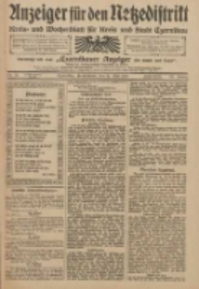 Anzeiger f&uuml;r den Netzedistrikt Kreis- und Wochenblatt f&uuml;r Kreis und Stadt Czarnikau 1910.05.14 Jg.58 Nr58