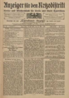 Anzeiger f&uuml;r den Netzedistrikt Kreis- und Wochenblatt f&uuml;r Kreis und Stadt Czarnikau 1910.05.21 Jg.58 Nr60