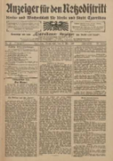 Anzeiger für den Netzedistrikt Kreis- und Wochenblatt für Kreis und Stadt Czarnikau 1910.05.21 Jg.58 Nr60