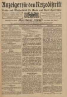 Anzeiger f&uuml;r den Netzedistrikt Kreis- und Wochenblatt f&uuml;r Kreis und Stadt Czarnikau 1910.05.24 Jg.58 Nr61