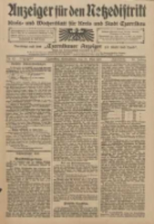 Anzeiger für den Netzedistrikt Kreis- und Wochenblatt für Kreis und Stadt Czarnikau 1910.05.28 Jg.58 Nr63