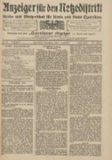 Anzeiger für den Netzedistrikt Kreis- und Wochenblatt für Kreis und Stadt Czarnikau 1910.06.07 Jg.58 Nr67