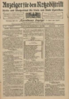 Anzeiger für den Netzedistrikt Kreis- und Wochenblatt für Kreis und Stadt Czarnikau 1910.06.09 Jg.58 Nr68