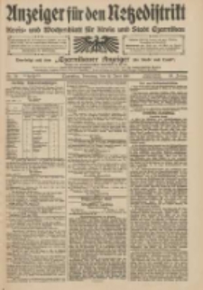 Anzeiger für den Netzedistrikt Kreis- und Wochenblatt für Kreis und Stadt Czarnikau 1910.06.14 Jg.58 Nr70