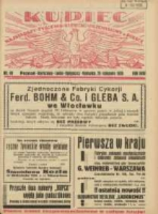 Kupiec: najstarszy tygodnik kupiecko - przemysłowy w Polsce 1930.11.29 R.24 Nr48