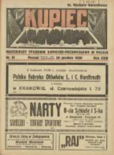 Kupiec: najstarszy tygodnik kupiecko - przemysłowy w Polsce 1930.12.20 R.24 Nr51; III Wydanie Gwiazdkowe
