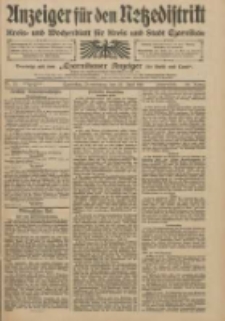 Anzeiger f&uuml;r den Netzedistrikt Kreis- und Wochenblatt f&uuml;r Kreis und Stadt Czarnikau 1910.06.23 Jg.58 Nr74