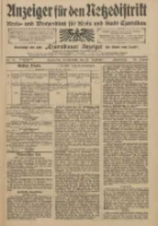 Anzeiger f&uuml;r den Netzedistrikt Kreis- und Wochenblatt f&uuml;r Kreis und Stadt Czarnikau 1910.06.25 Jg.58 Nr75