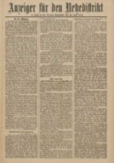 Anzeiger f&uuml;r den Netzedistrikt Kreis- und Wochenblatt f&uuml;r Kreis und Stadt Czarnikau 1910.06.25 Jg.58 Nr76