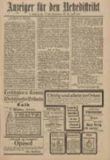 Anzeiger f&uuml;r den Netzedistrikt Kreis- und Wochenblatt f&uuml;r Kreis und Stadt Czarnikau 1910.06.30 Jg.58 Nr77