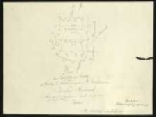 Plan von dem Abfindungs Lande f&uuml;r die Wirthe Z. Andrzejewski u. B. Kochliński zu Zwolner Hauland. Nach der vorhanden Charte angefertigt im April 1843 von Ziehlke.