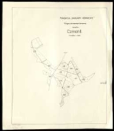 Fundacja "Zakłady K&oacute;rnickie". Mapa drzewostanowa rewiru Czmoń II [...].